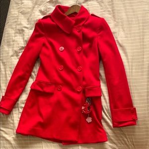 VERO MODA RED COAT